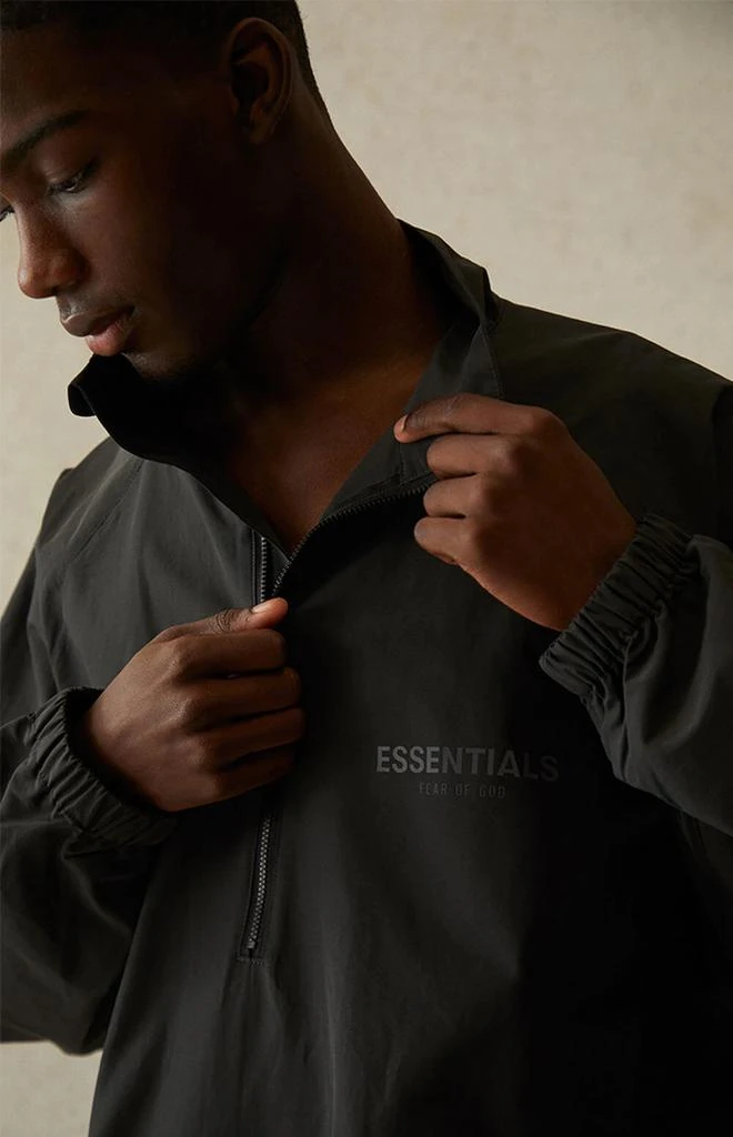 Essentials Black Half-Zip Jacket 5