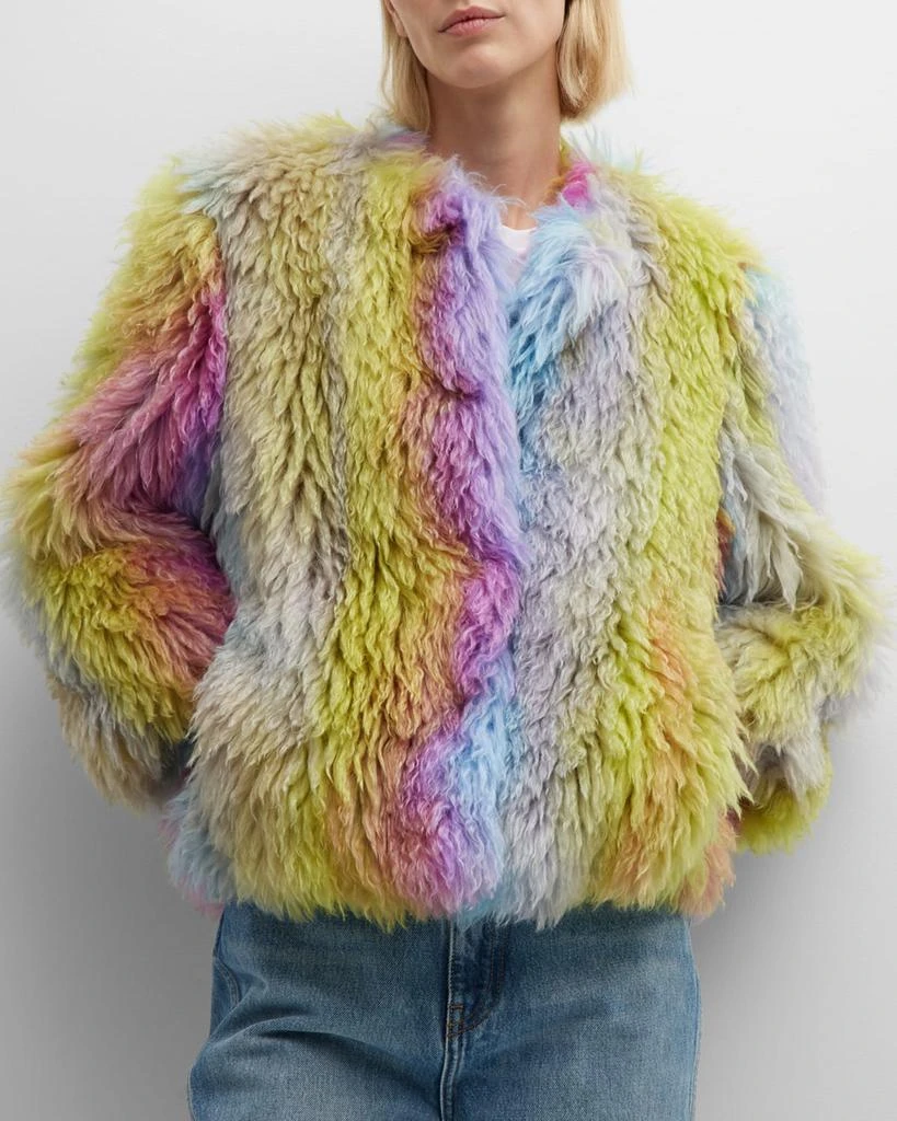 Dyed Faux Fur Short Coat 商品