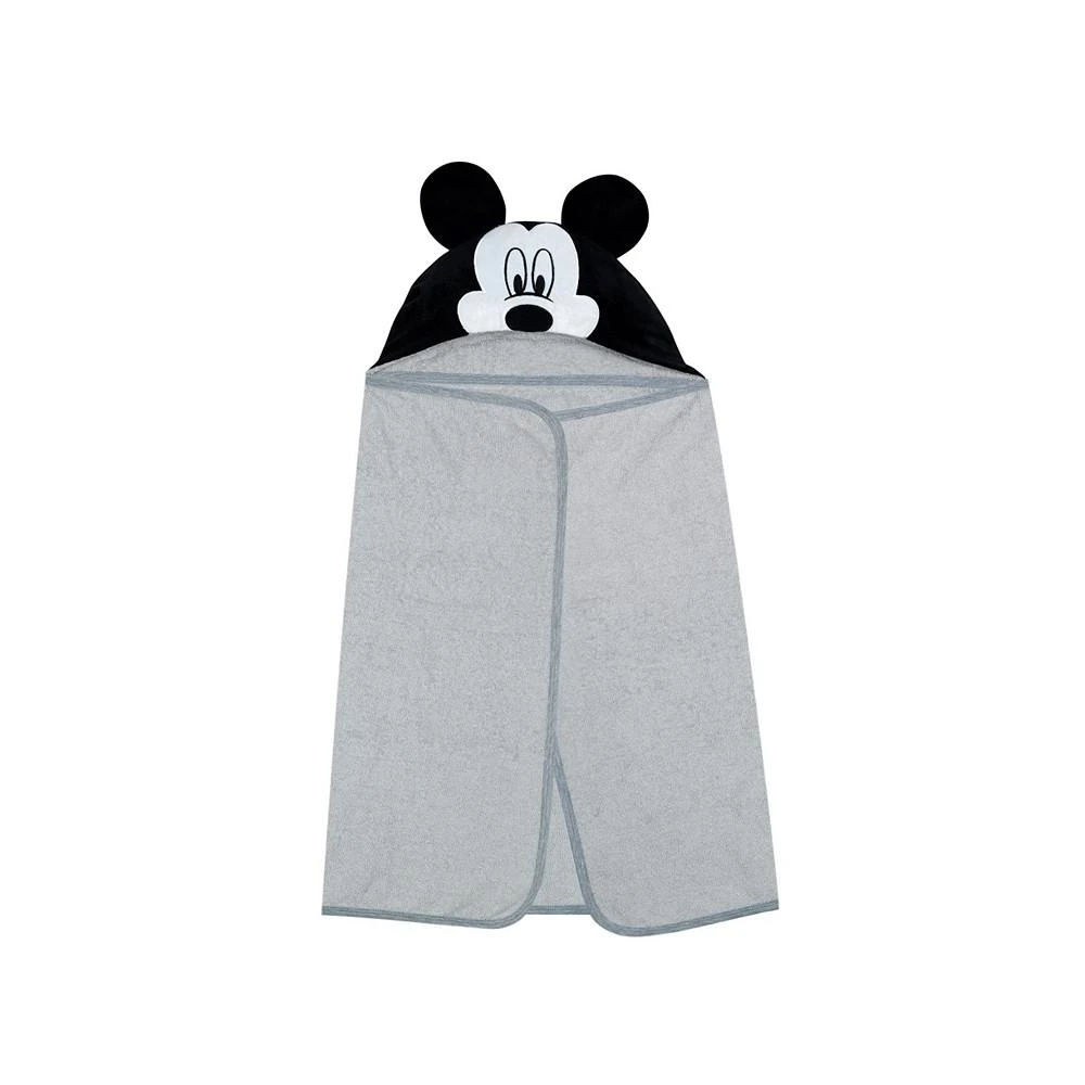 商品Lambs & Ivy|Lambs  Ivy Disney Baby Mickey Mouse Gray Cotton Hooded Baby Bath Towel,价格¥224,第3张图片详细描述