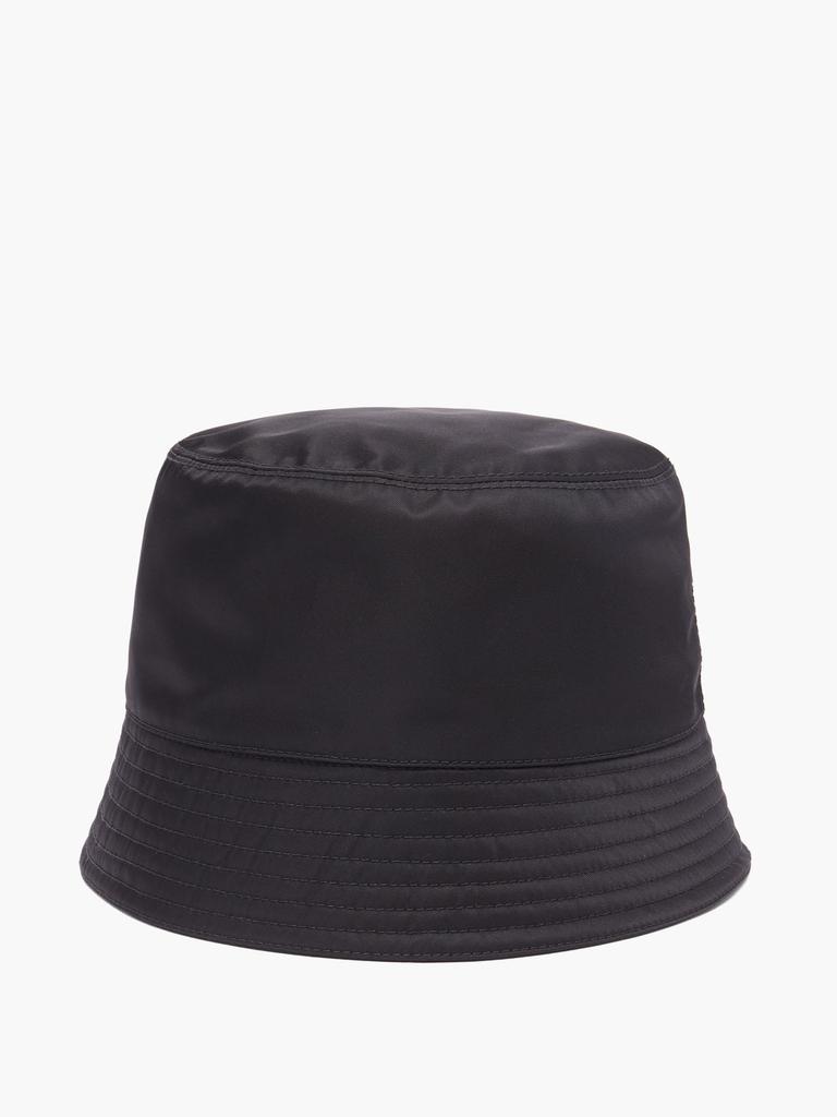 Triangle logo-plaque nylon bucket hat商品第2张图片规格展示