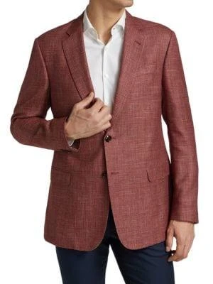 商品Giorgio Armani|Virgin Wool-Blend Blazer,价格¥4295,第1张图片