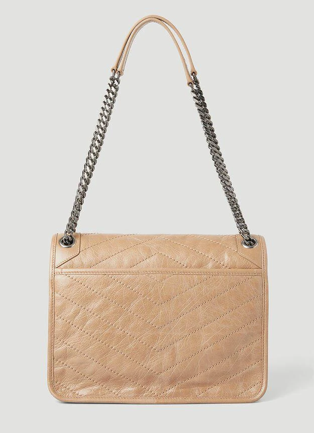 商品Yves Saint Laurent|Niki Medium Shoulder Bag in Beige,价格¥21055,第4张图片详细描述