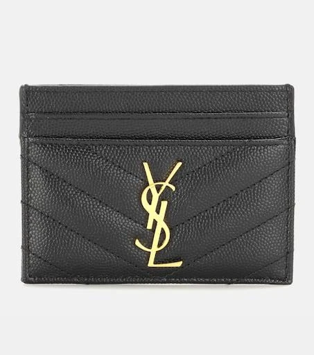 商品Yves Saint Laurent|Monogram quilted leather card holder,价格¥2333,第1张图片