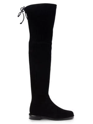 商品Stuart Weitzman|Lowland Over-The-Knee Suede Boots,价格¥1444,第1张图片