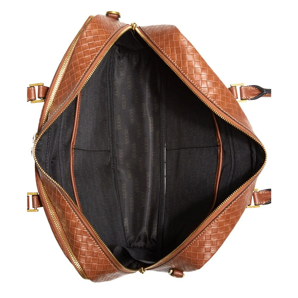 商品GUESS|Men's Crocodile Embossed Faux-Leather Evening Bag,价格¥449,第4张图片详细描述
