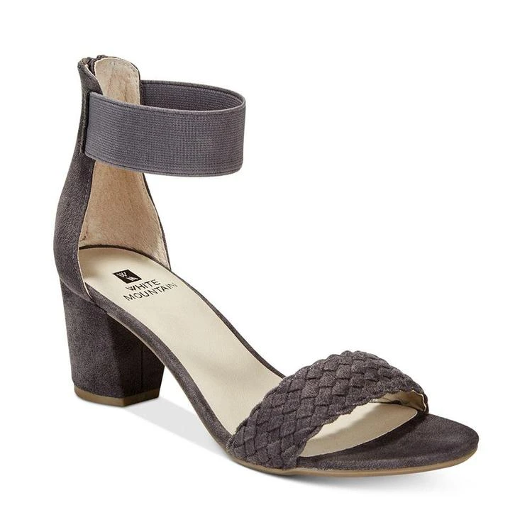 商品White Mountain|Eryn Block-Heel Dress Sandals,价格¥179,第1张图片