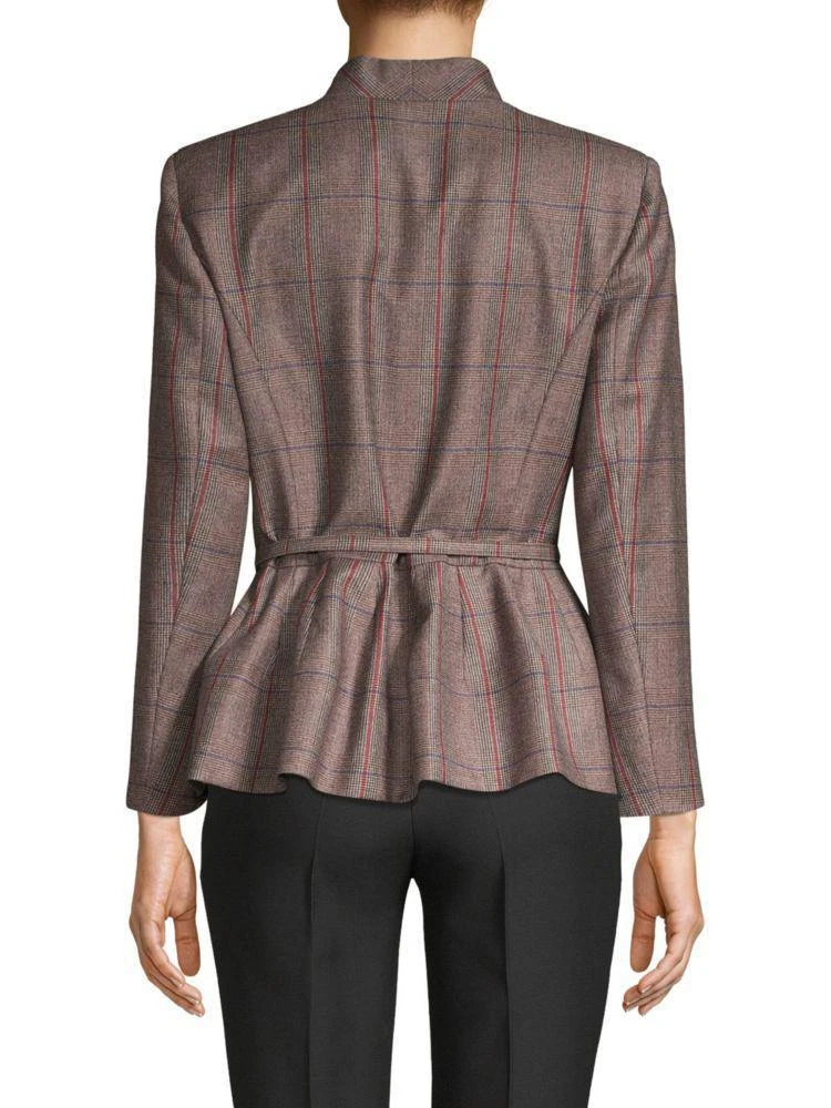 商品Carolina Herrera|Plaid Belted Wool Jacket,价格¥8774,第2张图片详细描述