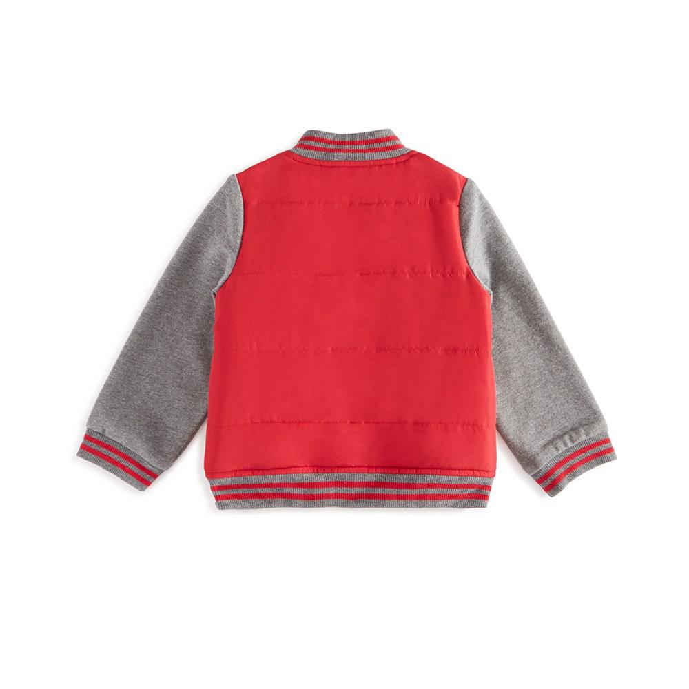 Toddler Boys Varsity Puffer Jacket, Created for Macy's商品第2张图片规格展示