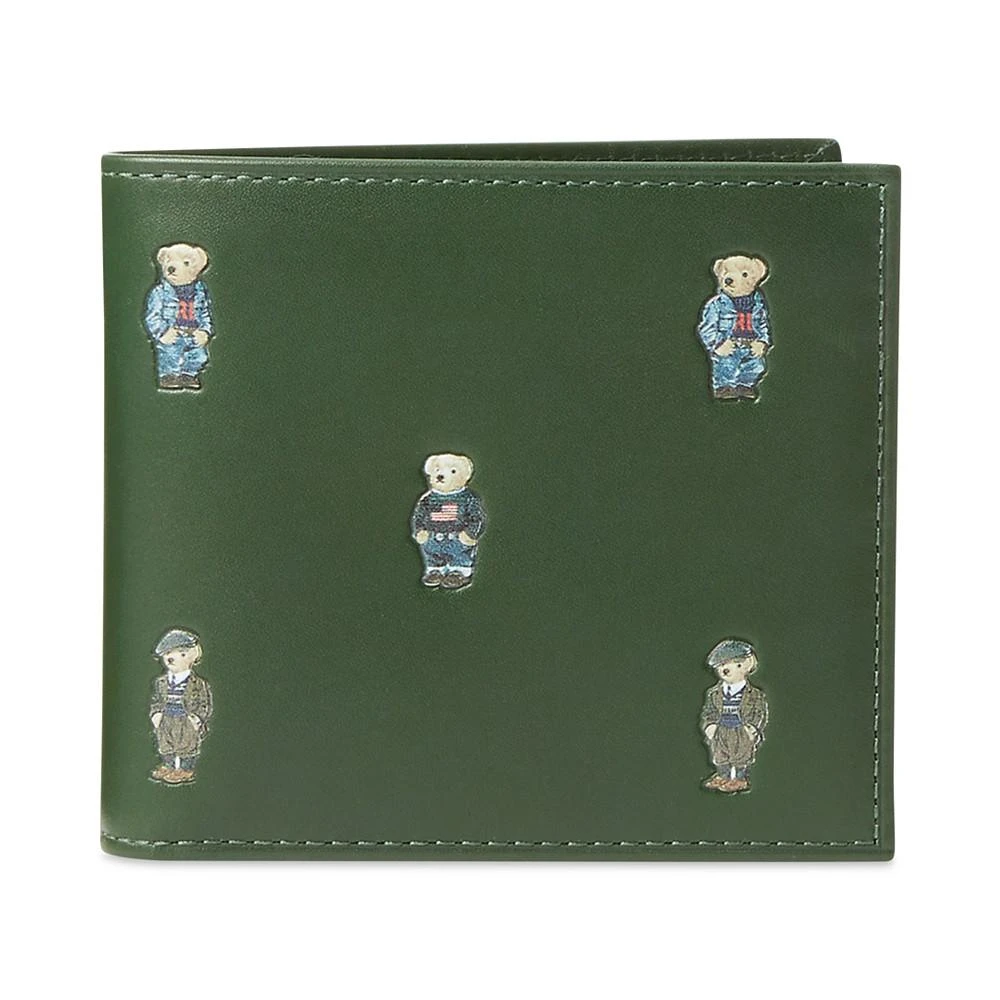 商品Ralph Lauren|Men's Polo Bear Leather Billfold Wallet,价格¥666,第1张图片