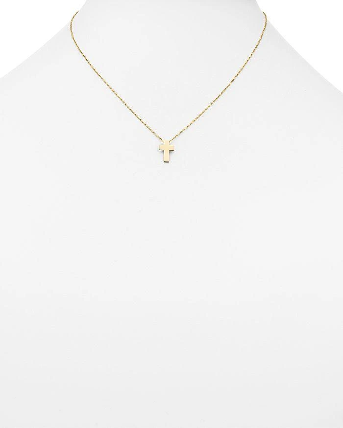 商品Roberto Coin|18K Yellow Gold "Tiny Treasure" Cross Pendant Necklace, 18",价格¥5446,第2张图片详细描述