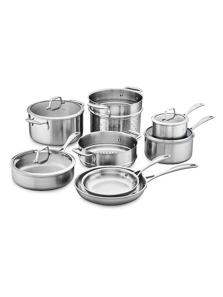 商品ZWILLING J.A. Henckels|Spirit 3 Ply 12 Piece Stainless Steel Cookware Set,价格¥4055,第1张图片