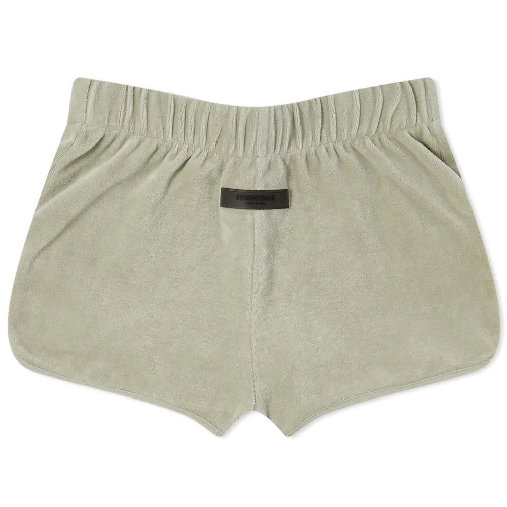 商品Essentials|Fear of God ESSENTIALS Women's Velour Beach Shorts - Sea Foam,价格¥396,第1张图片