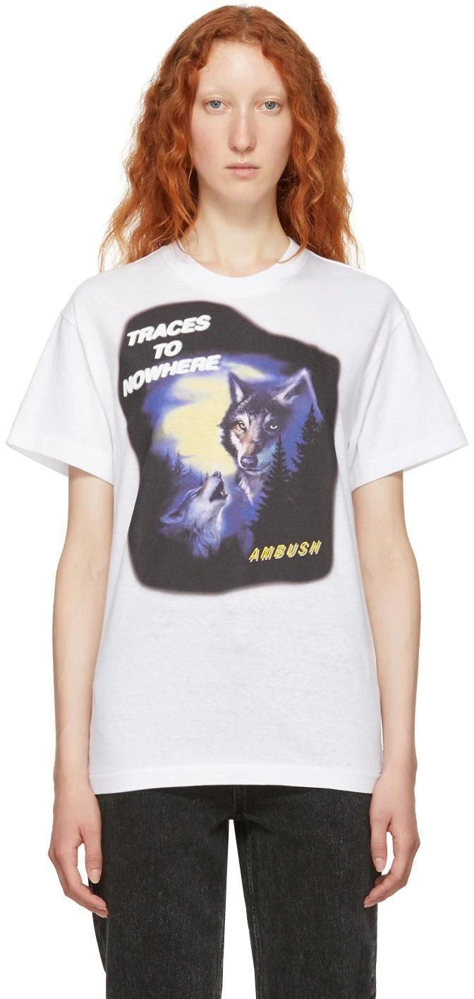 商品Ambush|White Wolf T-Shirt,价格¥857,第1张图片