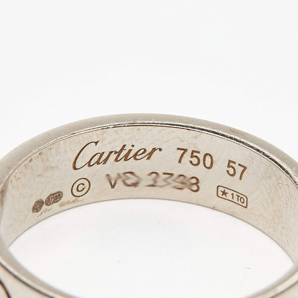 商品[二手商品] Cartier|Cartier Love 18k White Gold Band Ring Size 57,价格¥5227,第5张图片详细描述