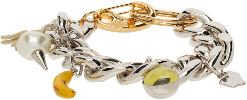 Silver & Gold Found Objects Bracelet商品第1张图片规格展示