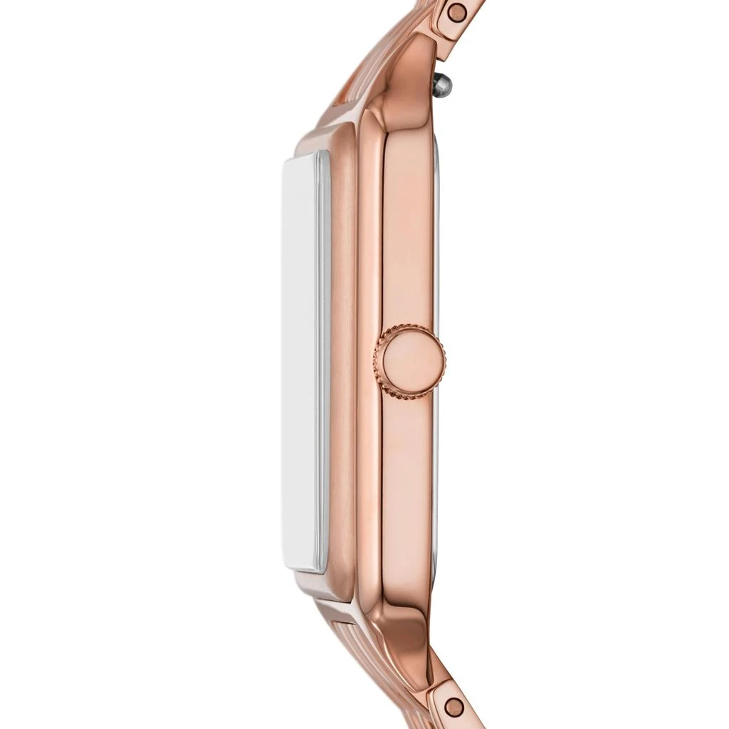 商品Fossil|Raquel Three-Hand Date Rose Gold-Tone Stainless Steel Watch - ES5323,价格¥1459,第2张图片详细描述