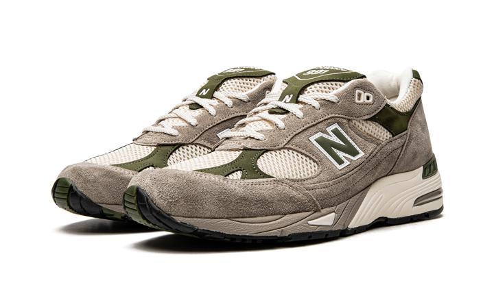 商品New Balance|男款 Aime Leon Dore联名 新百伦 991 限量跑步鞋,价格¥2924-¥5166,第5张图片详细描述