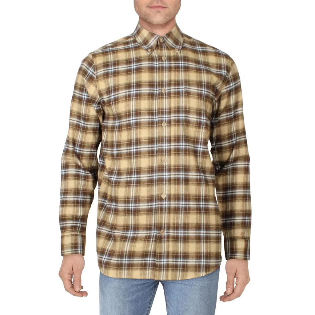 商品Weatherproof Vintage|Weatherproof Vintage Mens Flannel Plaid Button-Down Shirt,价格¥46,第1张图片