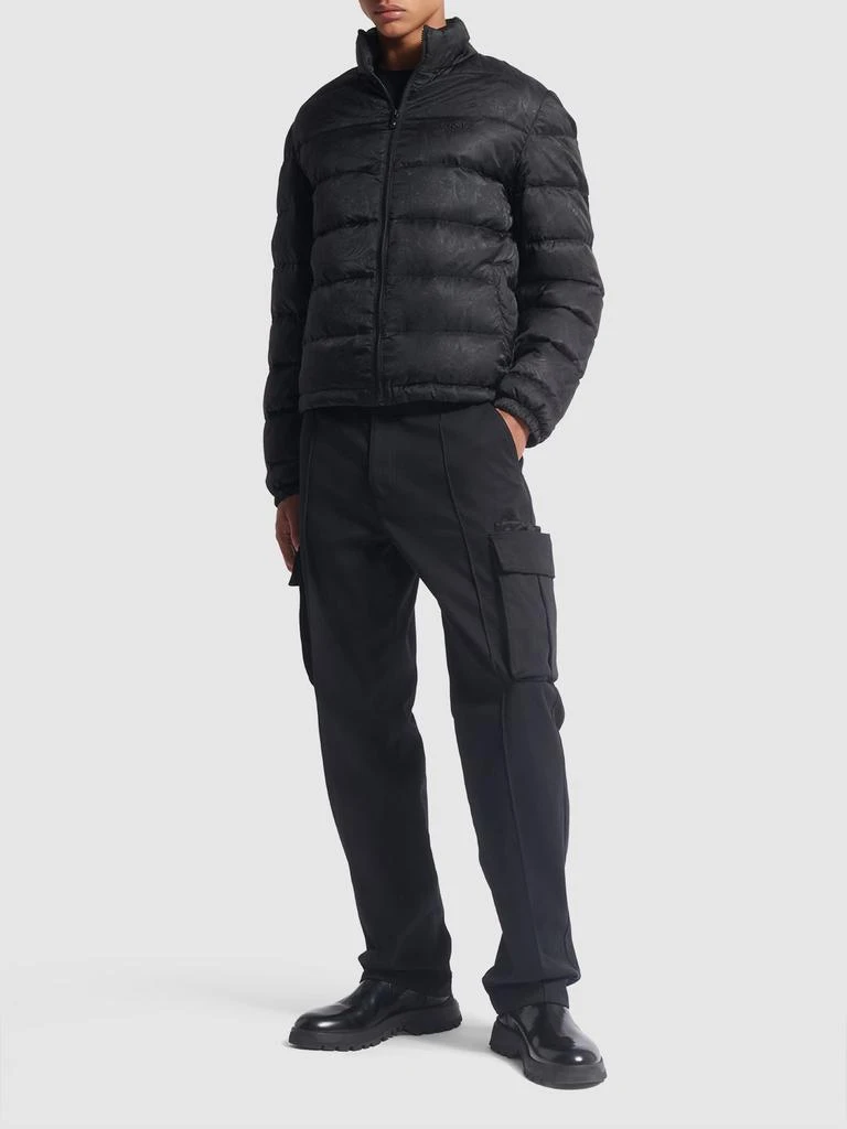 商品Versace|Barocco Jacquard Nylon Down Jacket,价格¥9504,第1张图片