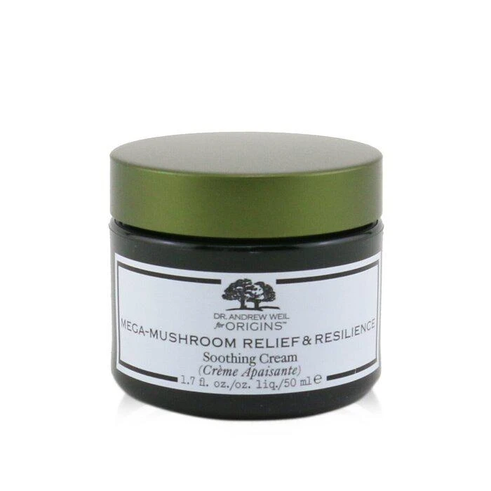 商品Origins|悦木之源  韦博士灵芝好底子舒缓面霜 Dr. Andrew Mega-Mushroom Skin Relief & Resilience Soothing Cream 50ml/1.7oz,价格¥671,第1张图片