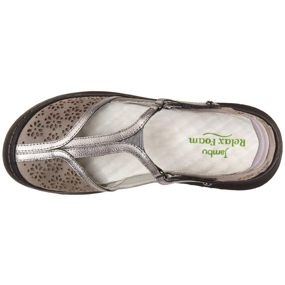 商品Jambu|Creek Perforated T-Strap Sandals,价格¥599,第4张图片详细描述