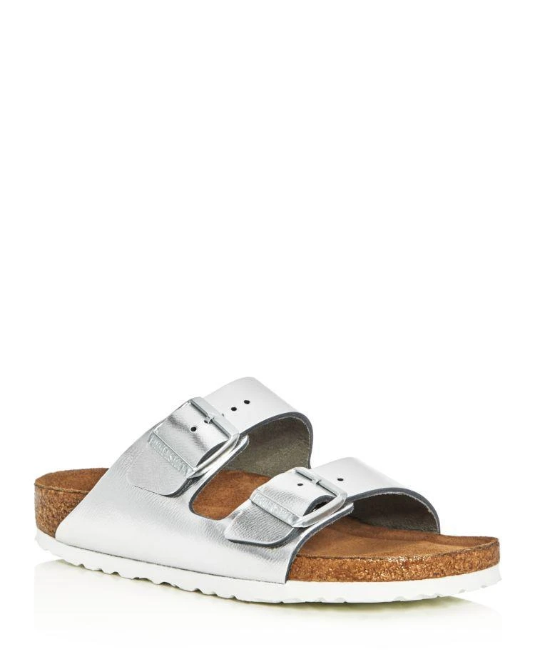 商品Birkenstock|Women's Arizona Metallic Slide Sandals,价格¥1011,第1张图片