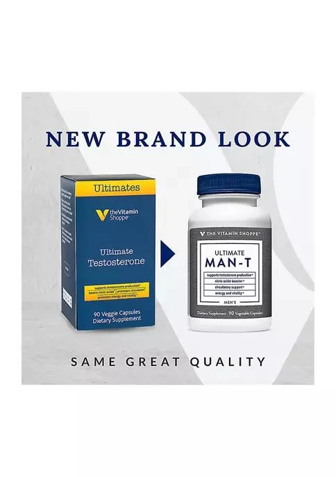 商品The Vitamin Shoppe®|Vitamin Shoppe Ultimate Testosterone For Men   Boosts Nitric Oxide 90 Vegetarian Capsules,价格¥357,第2张图片详细描述