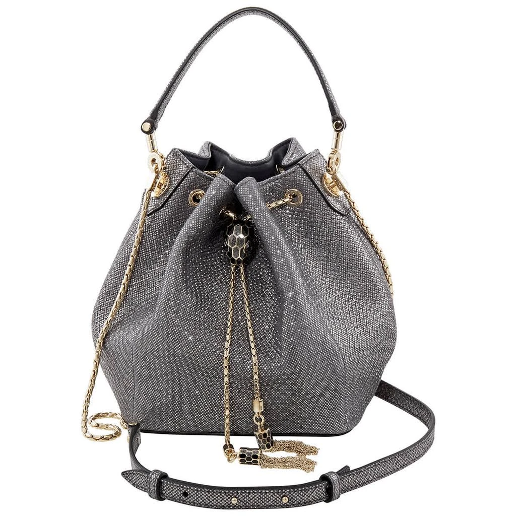 商品BVLGARI|Serpenti Forever Bucket Bag- Grey,价格¥21251,第2张图片详细描述