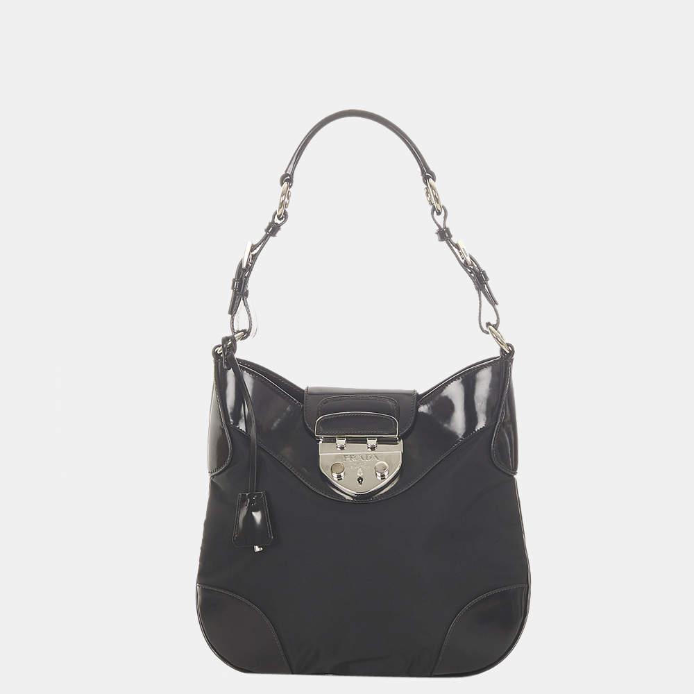 Prada Black Tessuto Shoulder Bag商品第1张图片规格展示