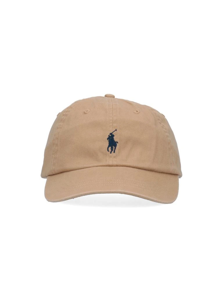 商品Ralph Lauren|Polo Ralph Lauren Logo Embroidered Curved Peak Baseball Cap,价格¥405,第1张图片