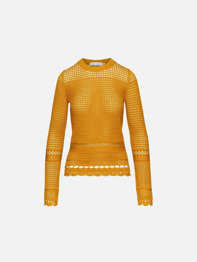 商品Proenza Schouler|Silk Cotton Pointelle Top,价格¥756,第1张图片