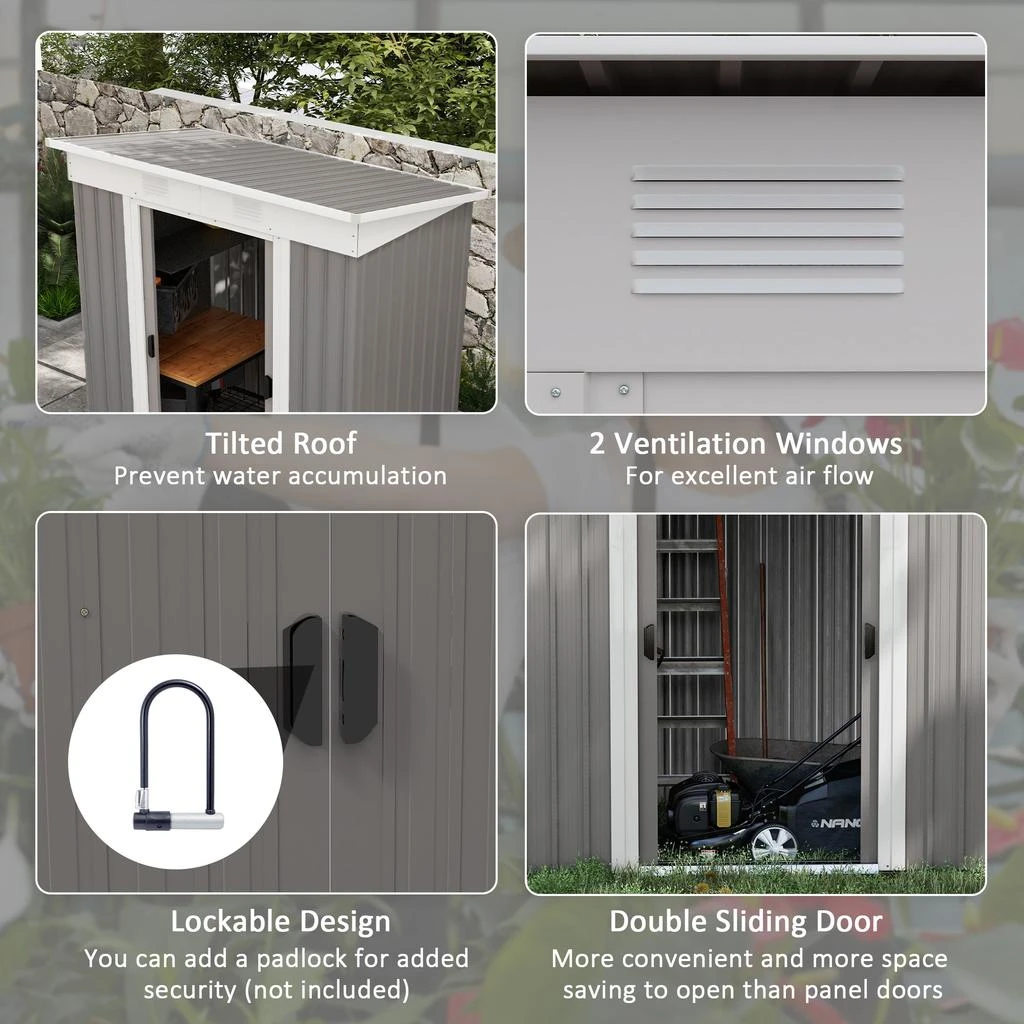 Streamdale Secure and Spacious Outdoor Shed for Garden Tools and Equipment 商品