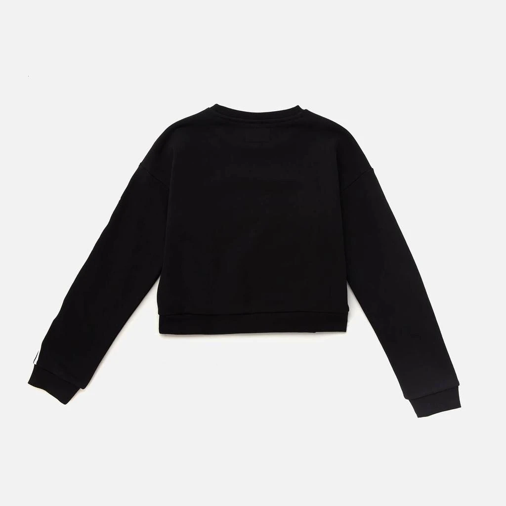 商品GUESS|Guess Girls' Cropped Logo Active Sweatshirt - Jet Black,价格¥164,第2张图片详细描述