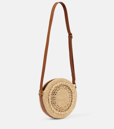 商品Yves Saint Laurent|Small raffia crossbody bag,价格¥14080,第4张图片详细描述