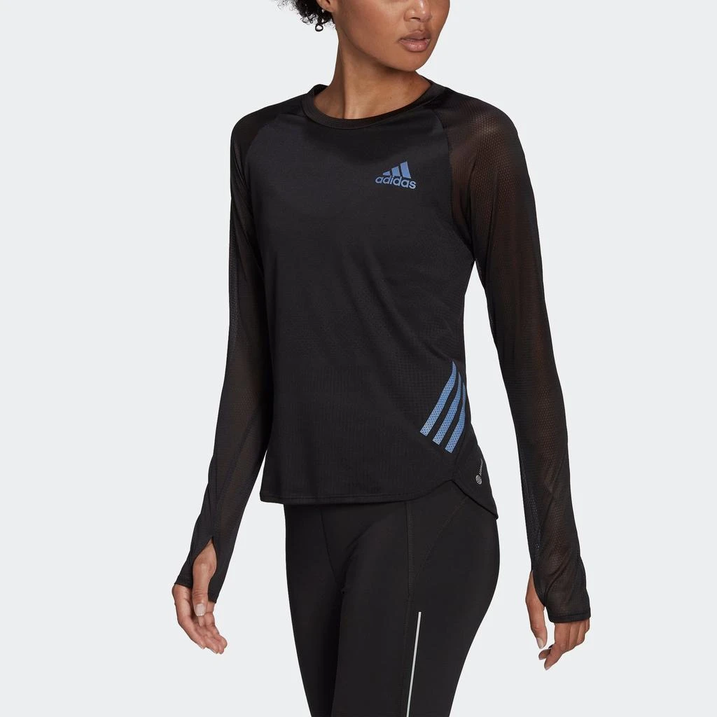 Women's adidas Parley Adizero Long Sleeve Running Tee 商品
