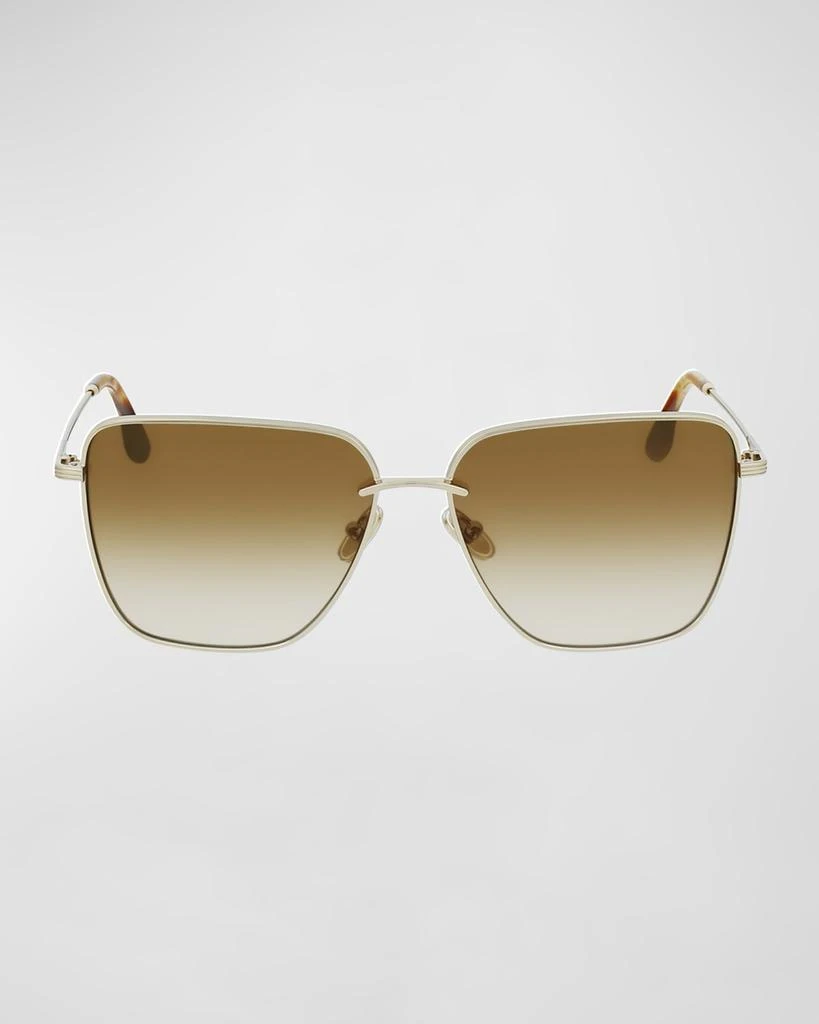 商品Victoria Beckham|Groove Square Metal Sungalsses,价格¥2899,第2张图片详细描述