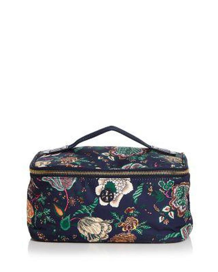 商品Tory Burch|Tilda Medium Floral-Print Nylon Travel Cosmetics Box Case,价格¥577,第1张图片