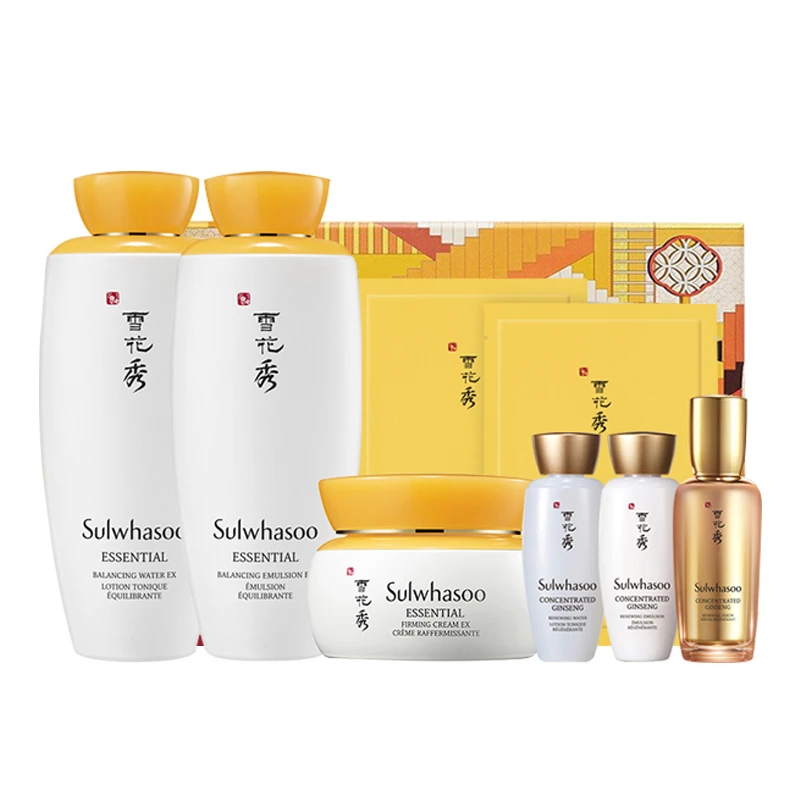 商品Sulwhasoo|雪花秀滋盈肌本水乳面霜礼盒8件套,价格¥536,第1张图片