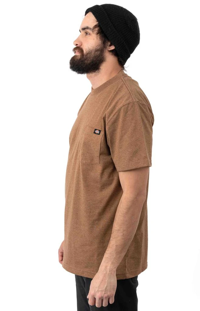 商品DICKIES|(WS450HBDH) S/S Heavyweight T-Shirt - Brown Duck Single Dye Heather,价格¥58,第2张图片详细描述