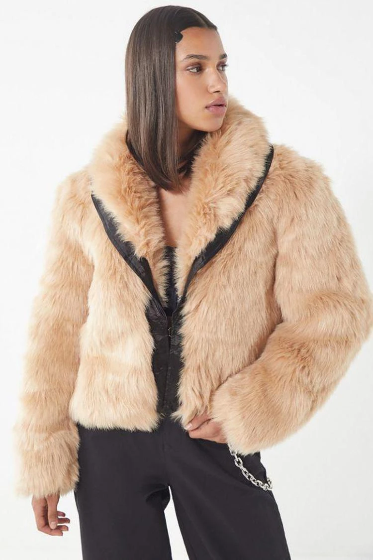 商品I.AM.GIA|I.AM.GIA Aurora Faux Fur Jacket,价格¥1331,第5张图片详细描述