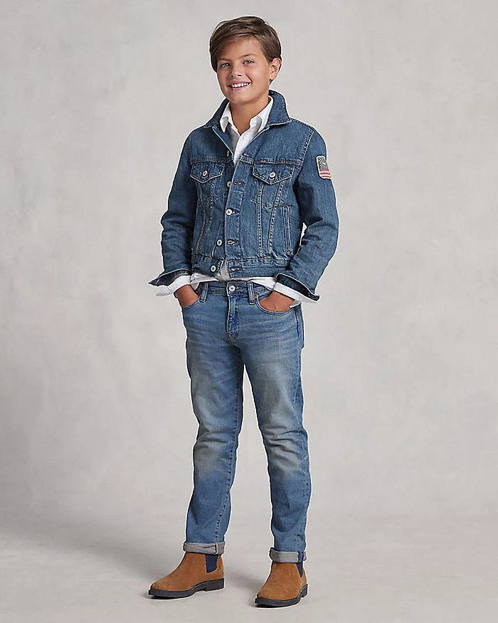 商品Ralph Lauren|Boys' Cotton Denim Jacket - Little Kid, Big Kid,价格¥675,第2张图片详细描述