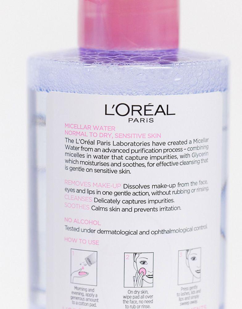 L'Oreal Paris Micellar Water Makeup Remover商品第2张图片规格展示