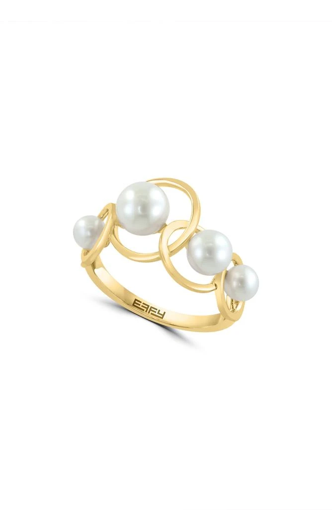 商品Effy|14k Gold 4–6.5mm Pearl Ring,价格¥3057,第1张图片