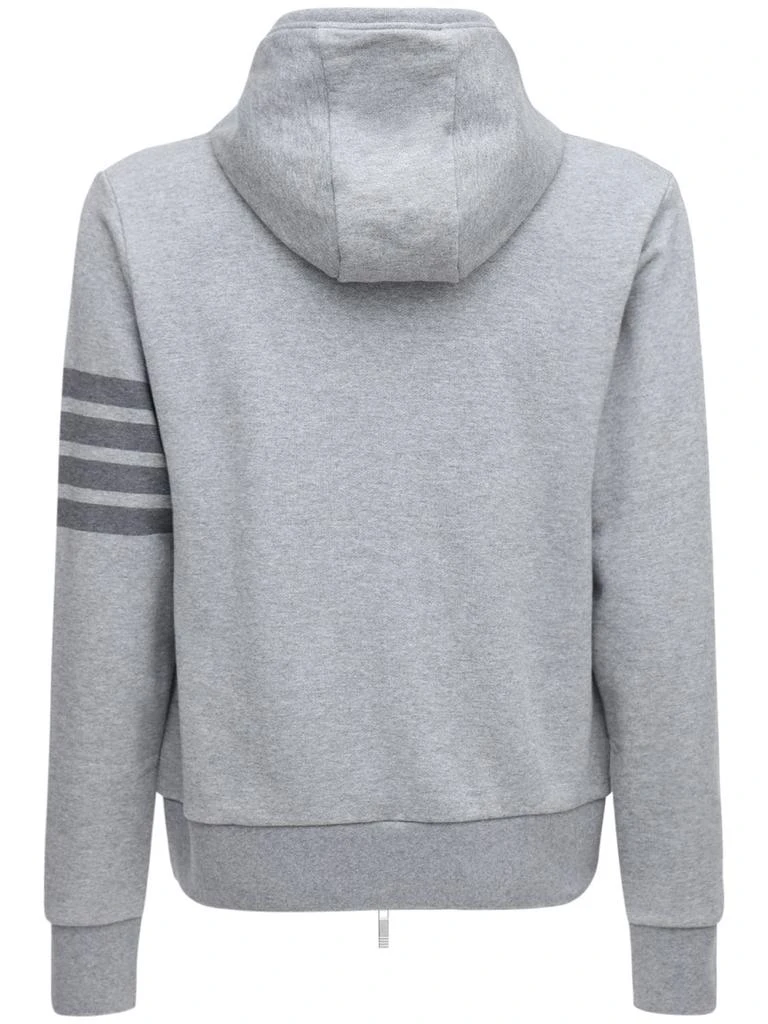 商品Thom Browne|Tonal 4 Bar Cotton Sweatshirt Hoodie,价格¥6815,第5张图片详细描述