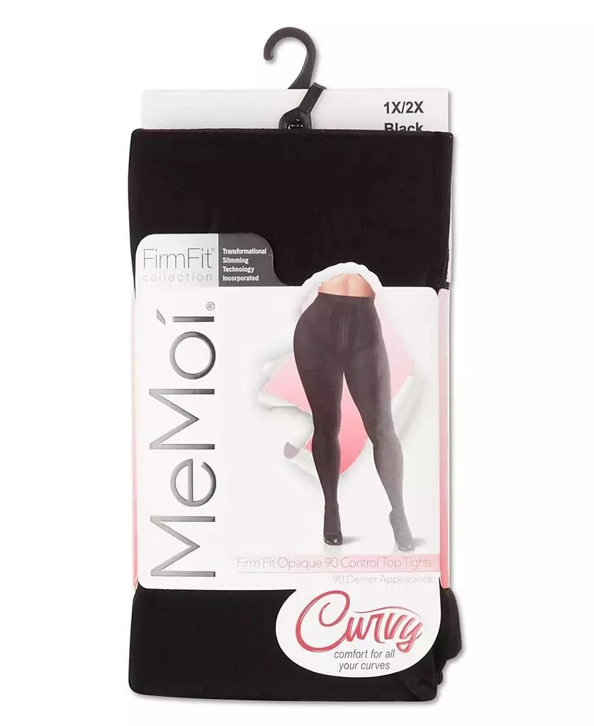 商品Memoi|Women's FirmFit Opaque 90 Denier Control Top Tights MM-2892,价格¥178,第3张图片详细描述