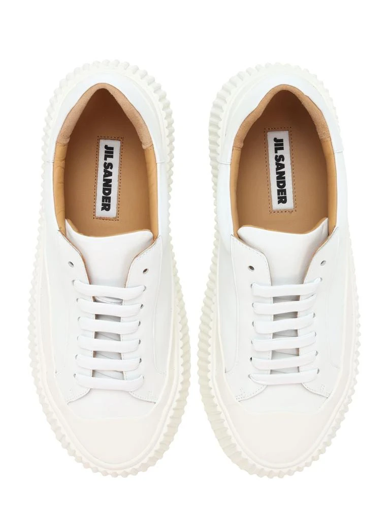 商品Jil Sander|40mm Vulcanized Leather Sneakers,价格¥5336,第5张图片详细描述