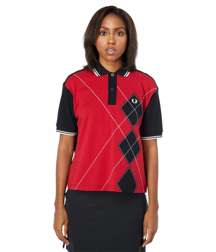 商品Fred Perry|Harlequin Applique Polo Shirt,价格¥248,第1张图片