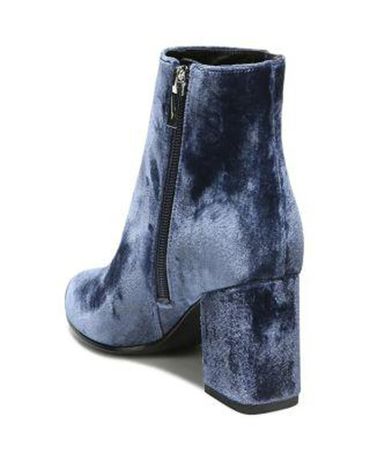 商品Via Spiga|Maury Velvet Block Heel Booties - 100% Exclusive ,价格¥786,第3张图片详细描述