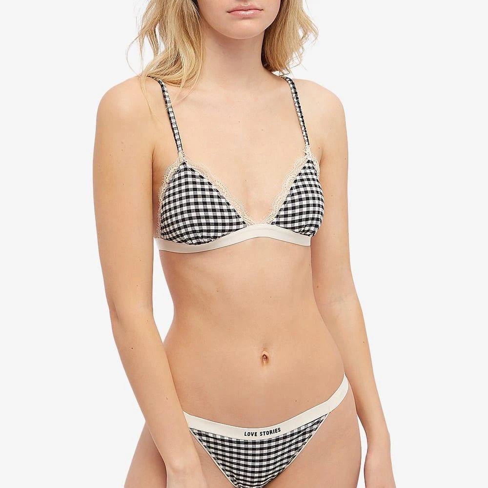 商品LOVE STORIES|Love Stories Room service Gingham Thong,价格¥154,第3张图片详细描述