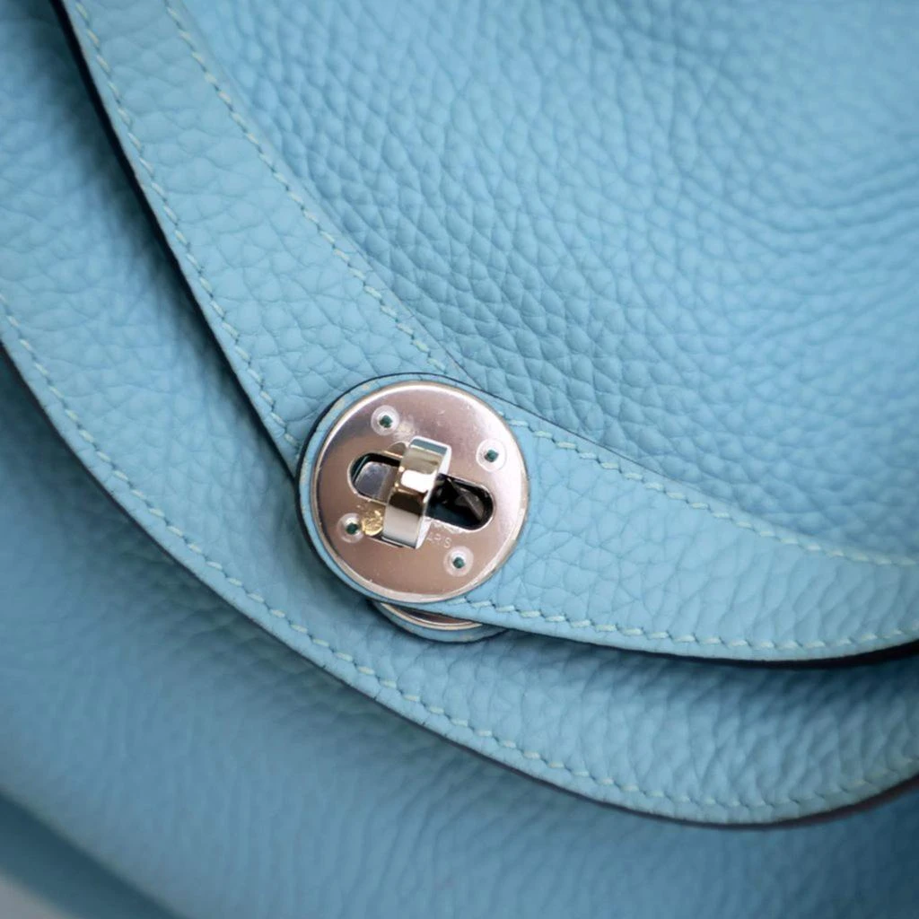 商品[二手商品] Hermes|Hermes Lindy 30 Blue Clemence Leather Shoulder Bag,价格¥33094,第4张图片详细描述